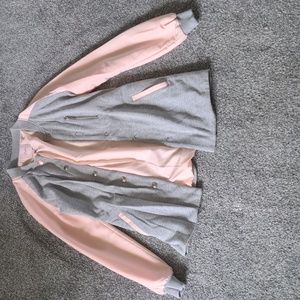 Grey and pink candies jacket